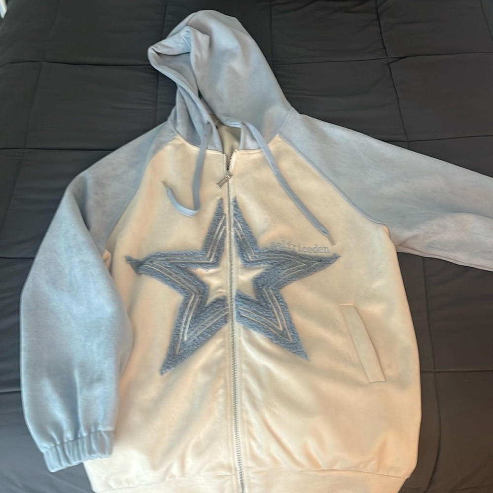 Aelfric Eden Suede Star Patchwork Hoodie